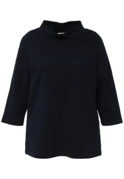 Ulla Popken Struktur Stehkragen 3/4 Arm - Sweater - Marine -Kleding Discount Winkel bd65fcc58e1b4ee8b8707e4a205be2f6
