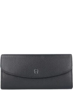 Aigner Basics Geldbörse Leder 19,5Cm - Portemonnee - Schwarz