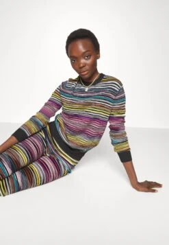 Missoni Crewneck - Trui - Black/Multicolor -Kleding Discount Winkel c00d74d72bce45fdb4549b512cd836a4