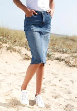 Jeansrok - Blue Bleached -Kleding Discount Winkel c0cf82c261de42adb51e70c6b526ab3f