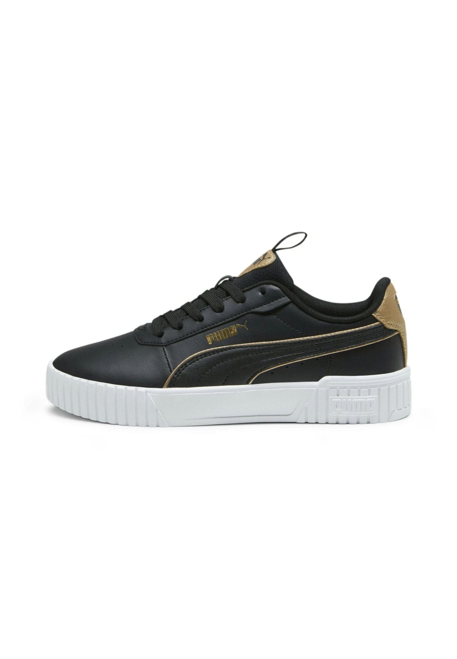 Puma Carina 2.0 Pop Up - Sneakers Laag - Black Gold White 1 Puma Carina 2.0 Pop Up - Sneakers Laag - Black Gold White