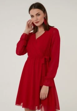 LELA Mini- Jurk - Red -Kleding Discount Winkel c24716191cfa42ef8a6a199218265ed2