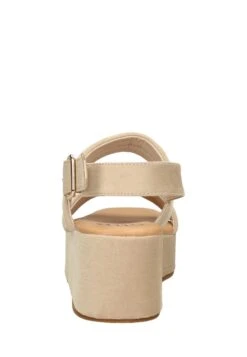 Sandalen Met Sleehak - Beige -Kleding Discount Winkel c36026abec464150a56fa89779cccca5