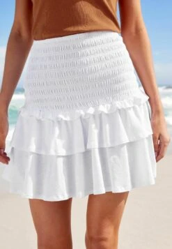 Next Shirred Standard - A-Lijn Rok - Optic White -Kleding Discount Winkel c3a9268cd1a04e4399db7250e6e926a2