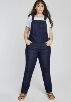 Ulla Popken Tuinbroek - Dark Blue Denim