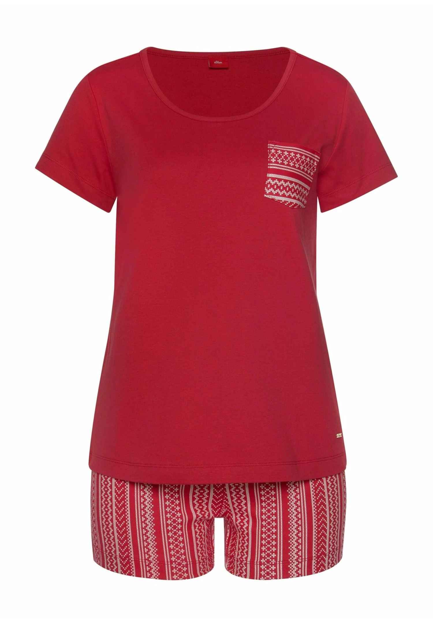 S.Oliver Pyjama - Cherryrot 1 S.Oliver Pyjama - Cherryrot