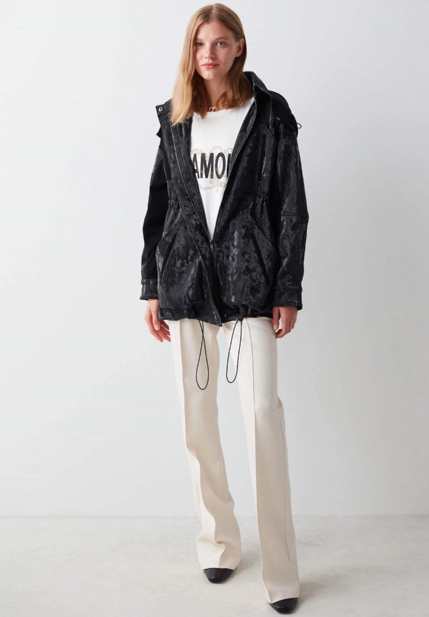 Ipekyol Technical - Parka - Black 2 Ipekyol Technical - Parka - Black - Afbeelding 2