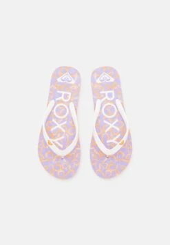 Roxy Tahiti- Teenslippers - White/Lavender