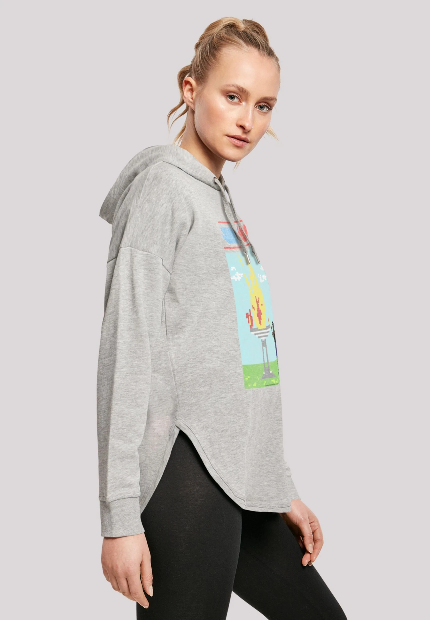 F4NT4STIC Retro Gaming Summer Games - Hoodie - Grey 4 F4NT4STIC Retro Gaming Summer Games - Hoodie - Grey - Afbeelding 4