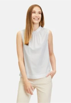 Mit Raffung - Top - Weiß