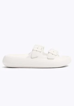 Oysho Buckle Moulded - Badslippers - White -Kleding Discount Winkel cc9c7d18bbfb473698dc5df367bbddf6