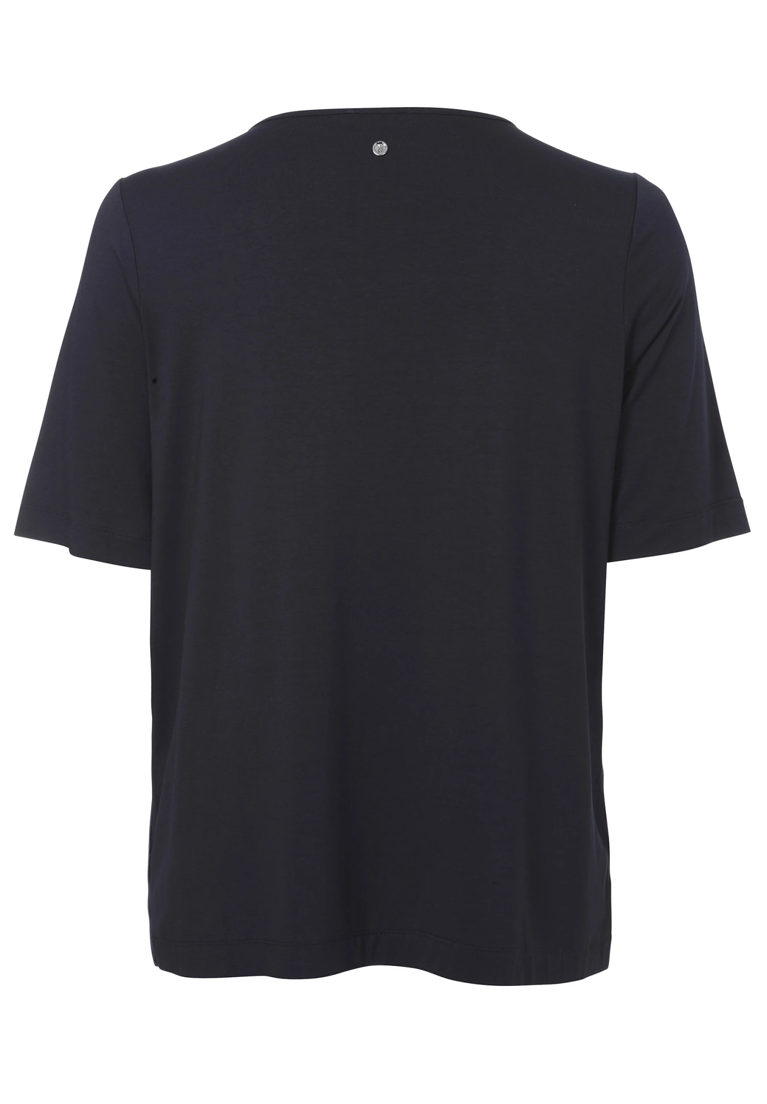 Rundhals 1/2 Arm Strass - T-Shirt Print - Navy 2 Rundhals 1/2 Arm Strass - T-Shirt Print - Navy - Afbeelding 2