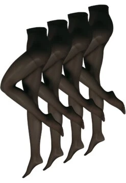 4-Pack Fit In Form Strumpfhose 40 Den - Legging - Schwarz