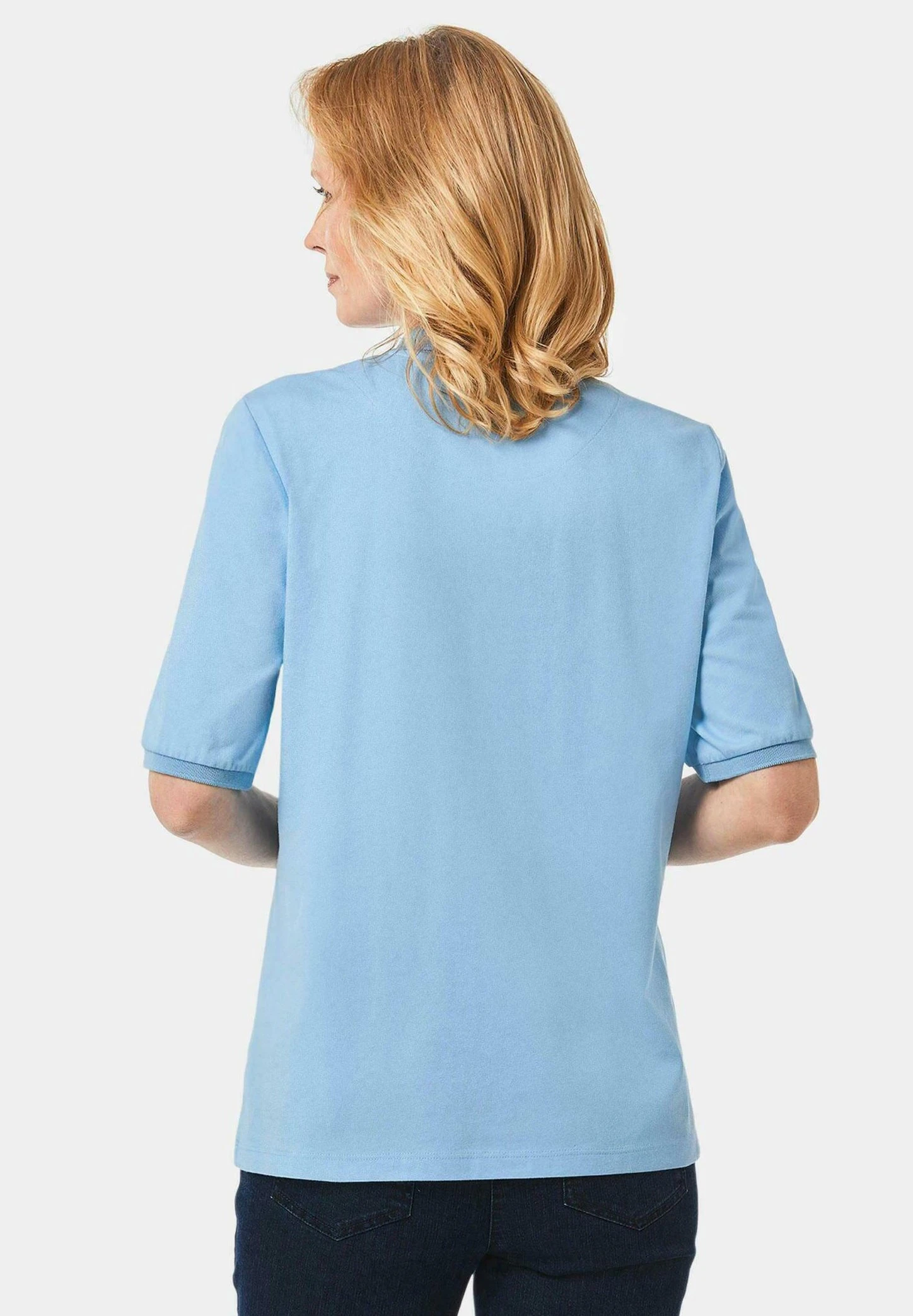 GOLDNER Poloshirt - Sky Blue 3 GOLDNER Poloshirt - Sky Blue - Afbeelding 3