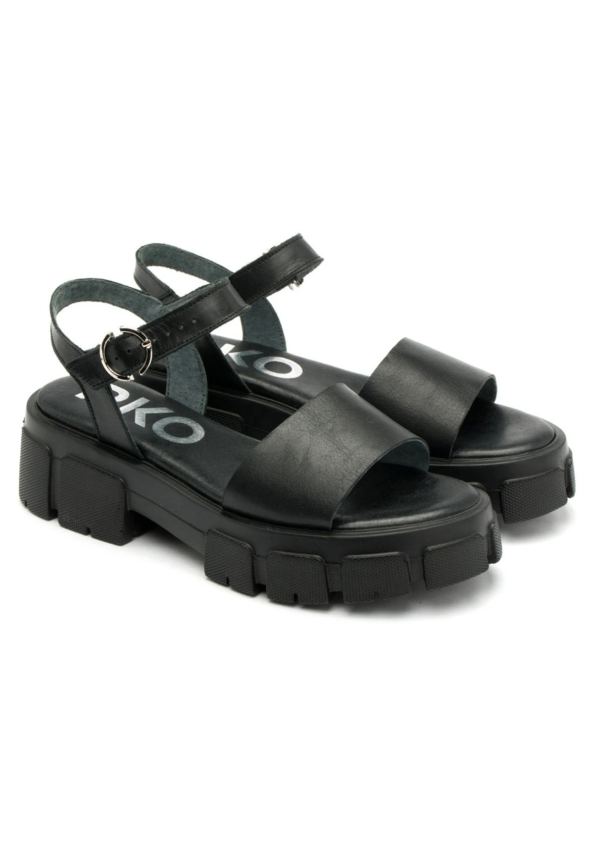 Sandalen Met Plateauzool - Czarny 3 Sandalen Met Plateauzool - Czarny - Afbeelding 3