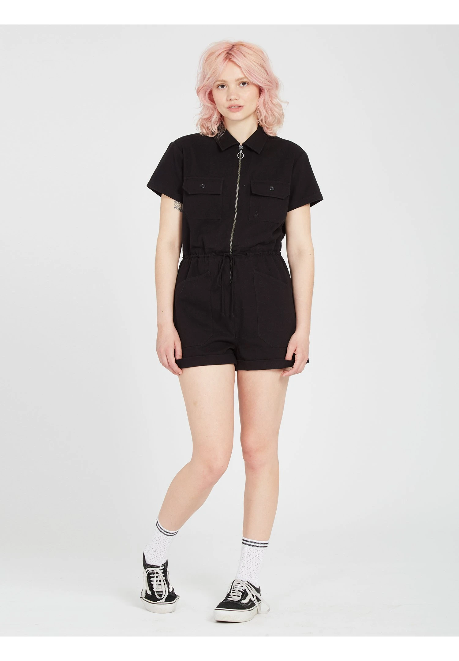 Volcom Wheelfrite Romper - Jumpsuit - Black 5 Volcom Wheelfrite Romper - Jumpsuit - Black - Afbeelding 5