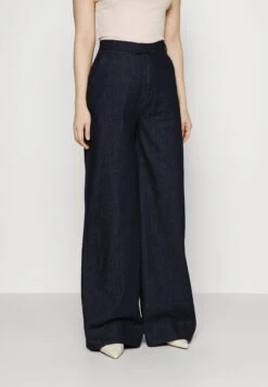 Vintage Chambray Trouser - Broek - Dark Blue Chambray