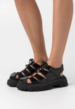 Miista Eunice - Sandalen Met Plateauzool - Luxor Black