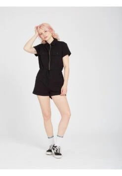 Volcom Wheelfrite Romper - Jumpsuit - Black