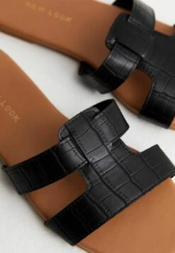 New Look Croc- Muiltjes - Black -Kleding Discount Winkel d686758165a34ef39521eafdec86cd33