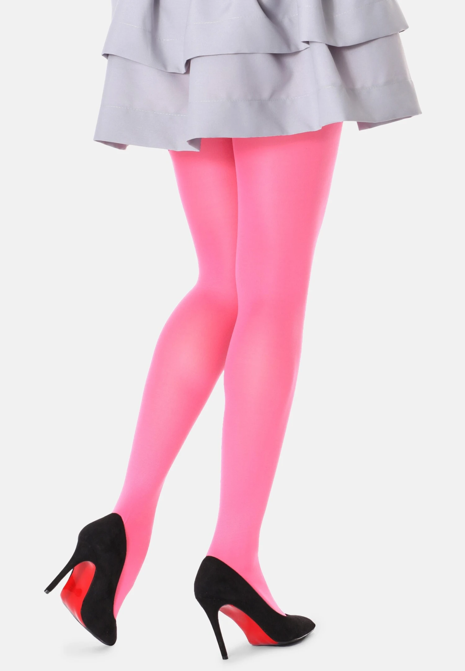 Weiblich - Panty - Black Neonpink 2 Weiblich - Panty - Black Neonpink - Afbeelding 2