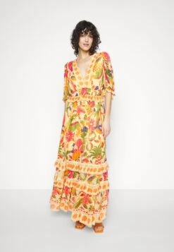Farm Rio Rio Tapestry Dress - Maxi-Jurk - Rio Tapestry Yellow -Kleding Discount Winkel da23790dcbf7495095087c2c6e0caec9