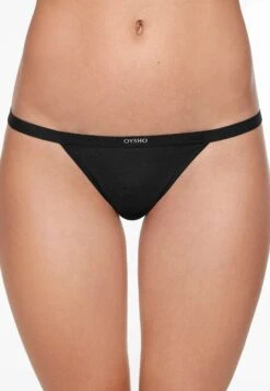 Oysho 3 Pack G-Strings- String - Black