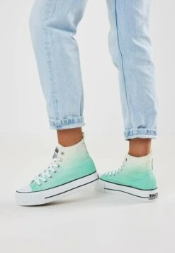 British Knights Kaya Mid - Sneakers Hoog - Turquoise Creme Gradient