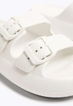 Oysho Buckle Moulded - Badslippers - White -Kleding Discount Winkel dd0add40e6b642c0ae97c14d92fcdce8