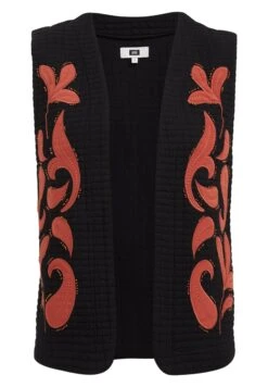 WE FASHION Met Embroidery - Bodywarmer - Black 11 WE FASHION Met Embroidery - Bodywarmer - Black -Kleding Discount Winkel def104fcfb724f26bd248eaca659b3c3