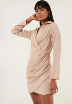 LELA Slim Fit - Etui-Jurk - Stone -Kleding Discount Winkel df094126a7c647daa49aaf1dddcc6f85