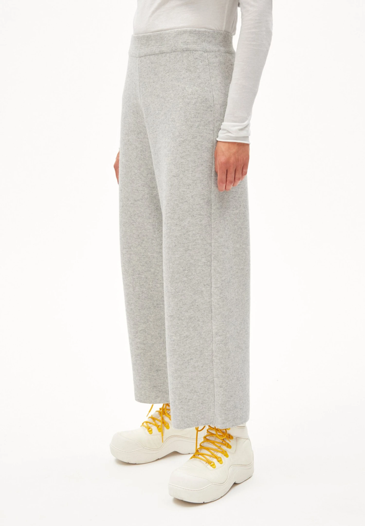 Armedangels Nadiaa - Trainingsbroek - Light Grey Melange 2 Armedangels Nadiaa - Trainingsbroek - Light Grey Melange - Afbeelding 2