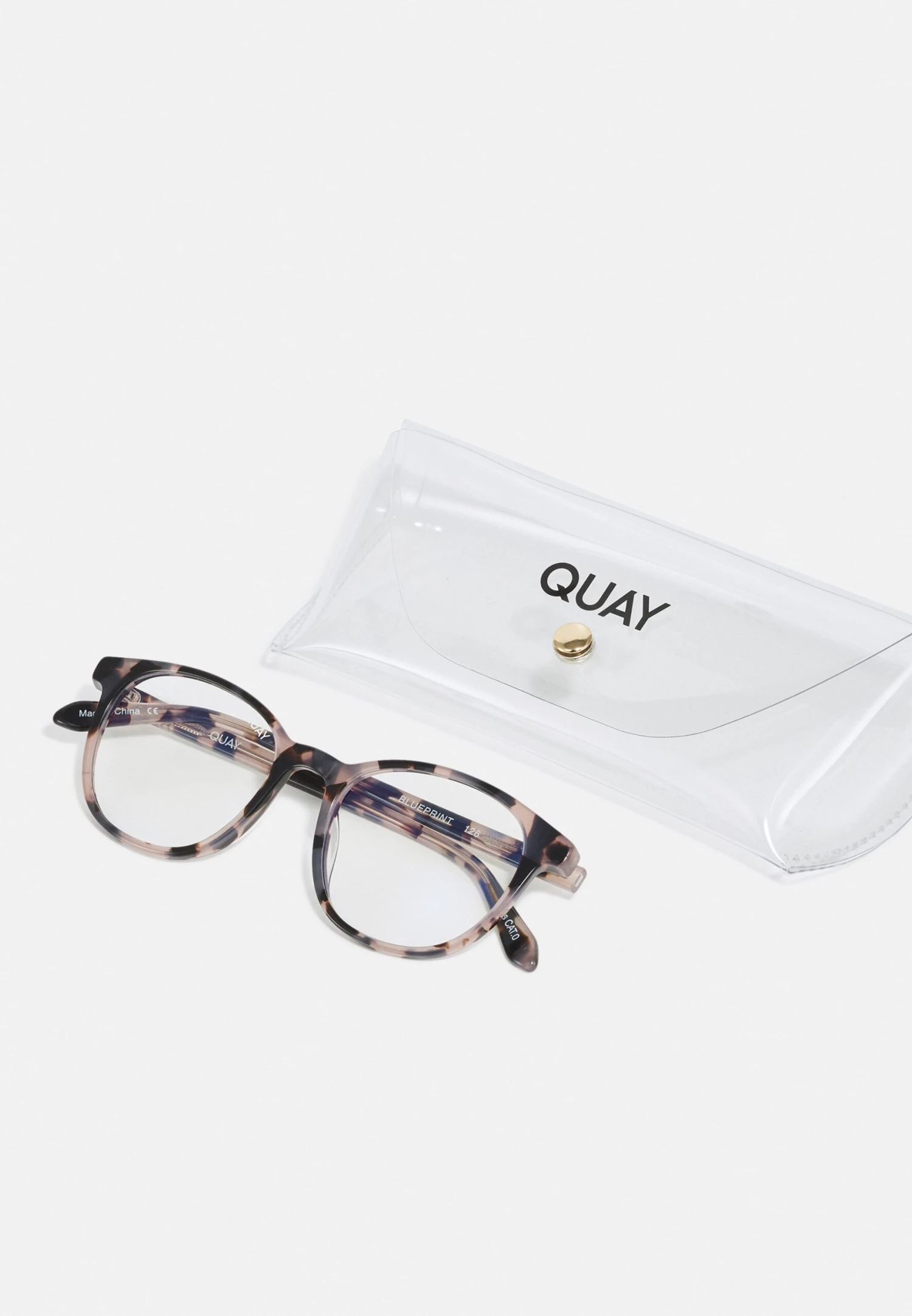 QUAY AUSTRALIA Blue Light Print Glasses - Brillen Met Blauwlichtfilter - Milky Tort 4 QUAY AUSTRALIA Blue Light Print Glasses - Brillen Met Blauwlichtfilter - Milky Tort - Afbeelding 4
