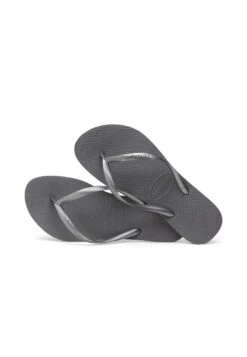 Havaianas Flip Flop Slim - Teenslippers - Grey/Silver -Kleding Discount Winkel e322cfc8208f462cacad51d3f9c40466