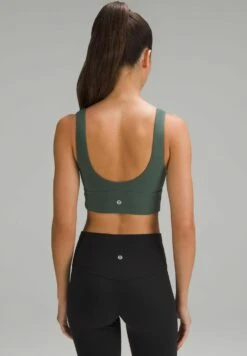 Lululemon Align V-Neck C/D Black - Sport-Bh Met Light Support - Dark Forest -Kleding Discount Winkel e3364fbf80984de8960102b5bc5e9933