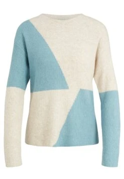 Tom Tailor Trui - Beige Mint Color Block -Kleding Discount Winkel e427029c3a0743058fed3aea2a3fd65a