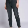 Straight Leg Jeans - Black