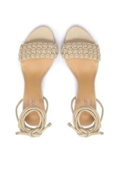 Kazar Megan - Sandalen Met Hoge Hak - Beige -Kleding Discount Winkel e906fe5a834e442fa026efc15423cf7d