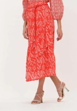 Kimberly- A-Lijn Rok - Oranje