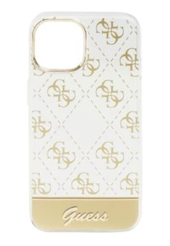 Guess Für Iphone 14 Mit 4G Logo - Telefoonhoesje - Goldenfarbe