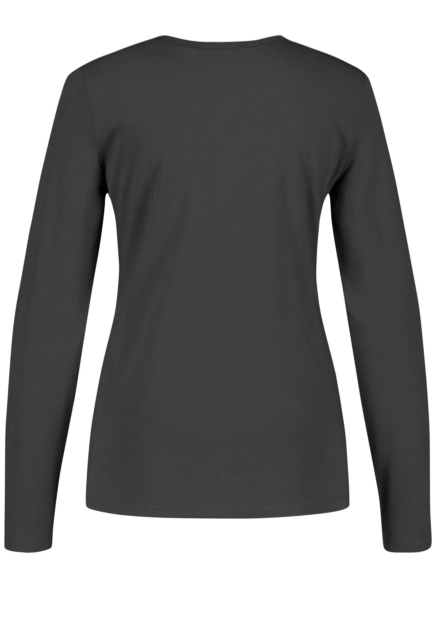 Gerry Weber Basic Shirt - Longsleeve - Schwarz 5 Gerry Weber Basic Shirt - Longsleeve - Schwarz - Afbeelding 5