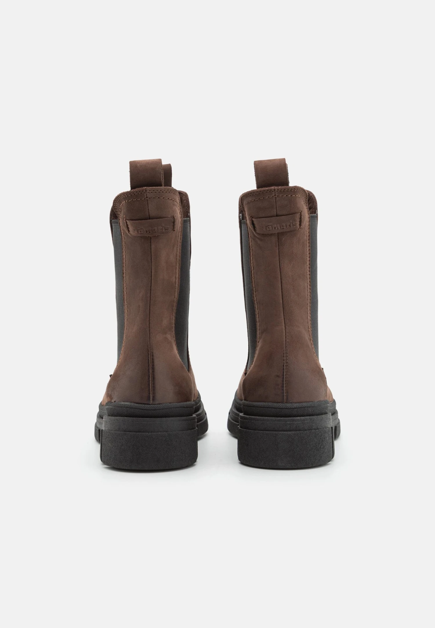 Tamaris Enkellaarsjes Met Plateauzool - Mocca 4 Tamaris Enkellaarsjes Met Plateauzool - Mocca - Afbeelding 4