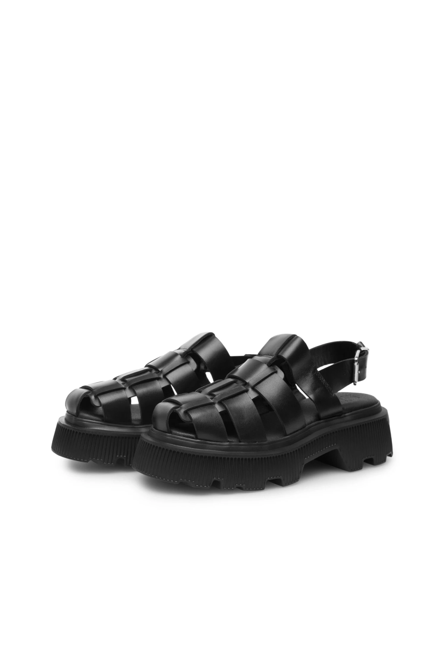 Tammy- Sandalen Met Plateauzool - Black 2 Tammy- Sandalen Met Plateauzool - Black - Afbeelding 2