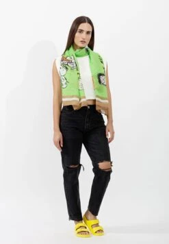 Codello Peanuts Mit Love Print Nachhaltig - Sjaal - Grün