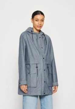 Bestsellers 13 Thought The Chambray Waterproof Jacket - Parka - Blue