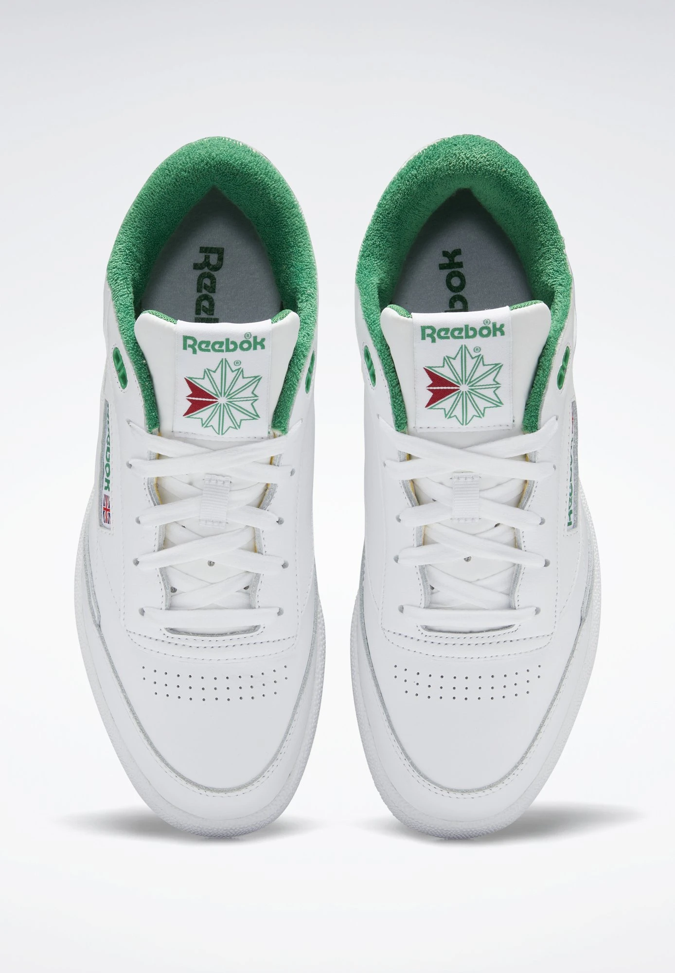 Reebok Classic Club C Mid Ii Unisex - Sneakers Laag - Ftwr White/Ftwr White/Glen Green 5 Reebok Classic Club C Mid Ii Unisex - Sneakers Laag - Ftwr White/Ftwr White/Glen Green - Afbeelding 5