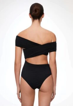 Oysho Off-Shoulder Crossover - Badpak - Black -Kleding Discount Winkel efef5604496a40048fbd7b7f01dd3065