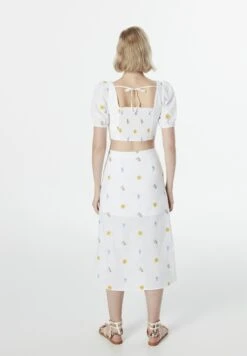 Twist Embroidered - A-Lijn Rok - White 7 Twist Embroidered - A-Lijn Rok - White -Kleding Discount Winkel f18bb0ee112747f684d3783e3764b0f1