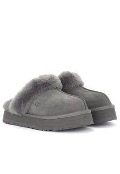Ugg Disquette - Pantoffels - Grigio -Kleding Discount Winkel f1d3a09077974415a091a4dd5bba83fb