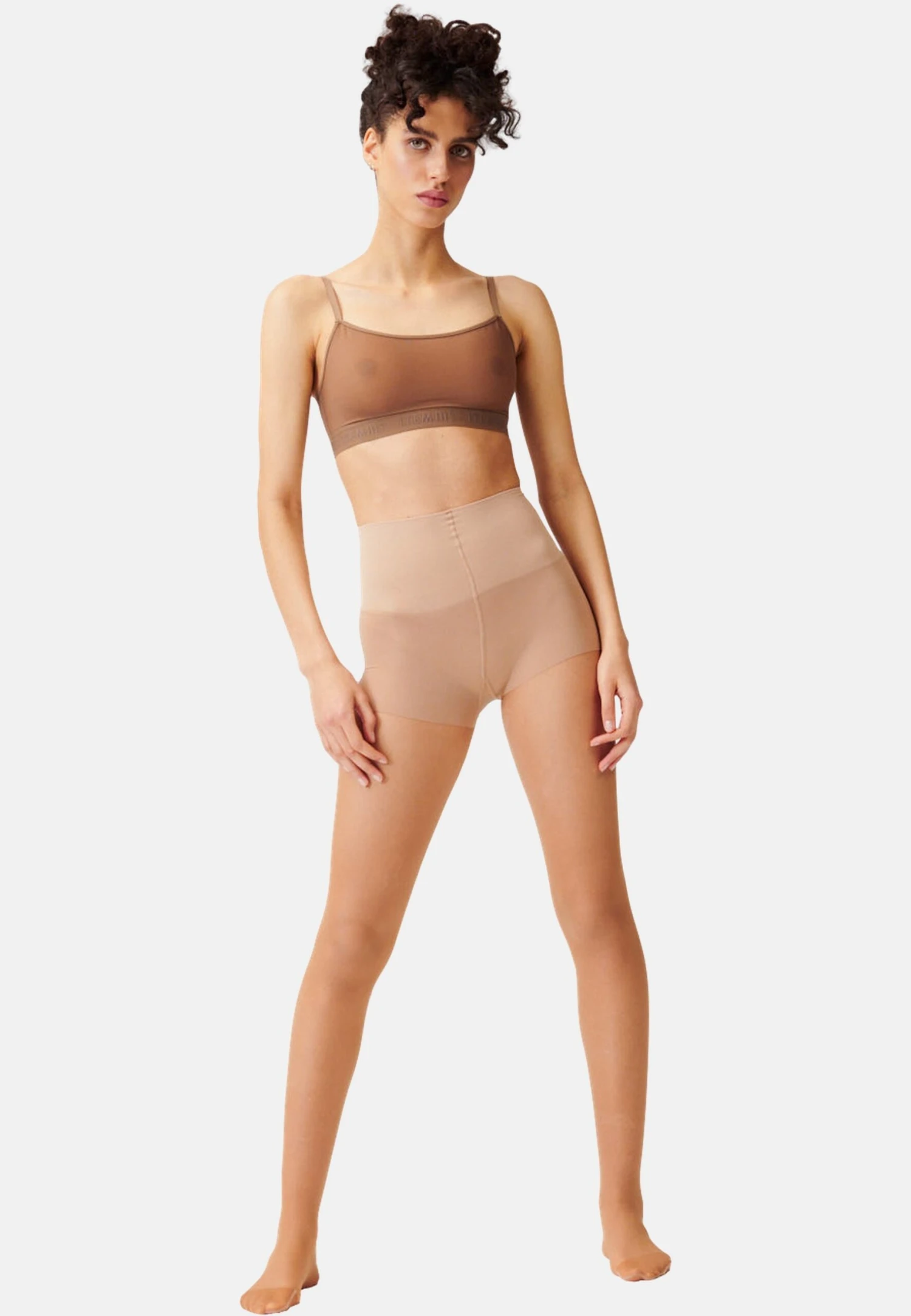 Tights Invisible Control Top - Panty - Toffee 2 Tights Invisible Control Top - Panty - Toffee - Afbeelding 2